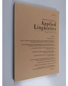 käytetty kirja International Journal of Applied Linguistics : Vol 1 No 1/1991