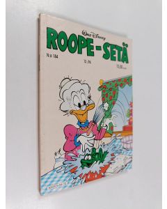 Kirjailijan Walt Disney käytetty kirja Roope-setä 12/94