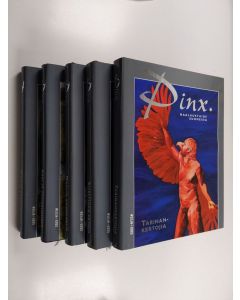 käytetty kirja Pinx : maalaustaide Suomessa 1-5 : Suuria kertomuksia ; Arki- ja pyhäpuvussa ; Maalta kaupunkiin ; Siveltimen vetoja ; Tarinankertojia