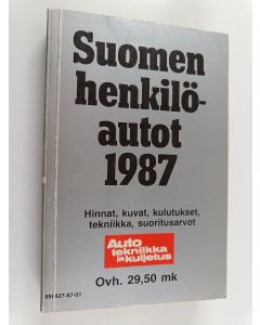 käytetty kirja Suomen henkilöautot 1987