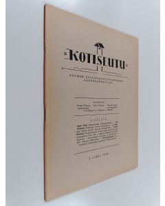 käytetty teos Kotiseutu 2/1938