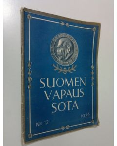 käytetty teos Suomen vapaussota n:o 12/1934