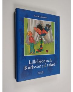 Kirjailijan Astrid Lindgren käytetty kirja Lillebror och Karlsson på taket