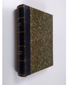 käytetty kirja JFT  ; Utsl o Domar 1905-1906 - Tidskrift utgiven av Juridiska Föreningen i Finland