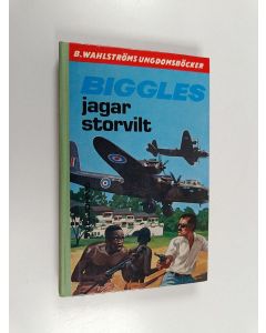 Kirjailijan W. E. Johns käytetty kirja Biggles jagar storvilt