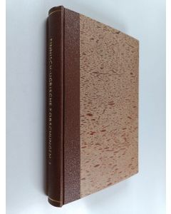 käytetty kirja Finnisch-ugrische forschungen zeitschrift fur finnisch-ugrische sprach- und volkskunde, band 3, heft 1-3