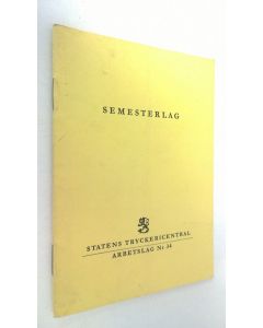 käytetty teos Semesterlag