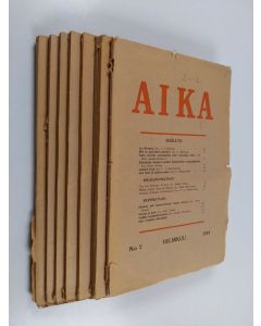 käytetty kirja Aika vuosikerta 1914 (2-12, puuttuu nro 1)