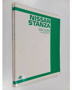 käytetty kirja Nissan stanza ; Model T11 Series service manual Supplement-1 ; Model T11 Series service manual Supplement-2 : CD17T engine