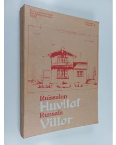 Kirjailijan Helena Soiri-Snellman käytetty kirja Ruissalon huvilat : Turun Ruissalon, Iso-Pukin ja Pikku-Pukin saarien huviloiden rakennushistoria ja rakennusluettelo = Runsala villor : byggnadshistorik och -förteckning över villorna på öarna Runsala, Sto