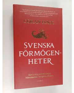 Kirjailijan Göran Hägg käytetty kirja Svenska förmögenheter