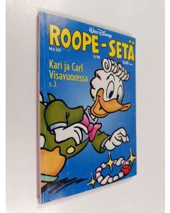 Kirjailijan Walt Disney käytetty kirja Roope-setä 9/99