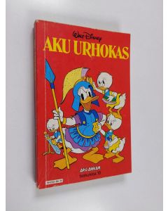 Kirjailijan Walt Disney käytetty kirja Aku urhokas