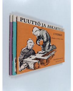 Kirjailijan Jouko Solonen käytetty teos Puutyö ja askartelu 1-3