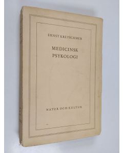 Kirjailijan Ernst Kretschmer käytetty kirja Medicinsk psykologi
