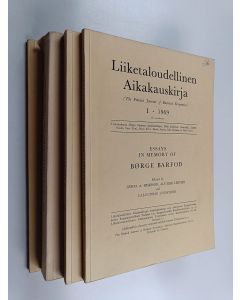 käytetty kirja Liiketaloudellinen aikakauskirja 1969 1-4