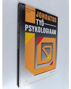 käytetty kirja Johdatus työpsykologiaan