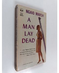 Kirjailijan Ngaio Marsh käytetty kirja A man lay dead