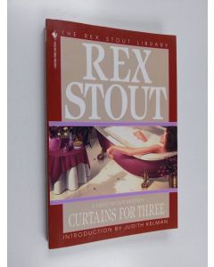Kirjailijan Rex Stout käytetty kirja Curtains for Three