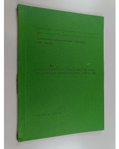 Kirjailijan Osmo Sihvonen käytetty kirja Selvitys Kuopion läänin kuntien nuorisolautakuntien toiminnasta v. 1974 ja 1975