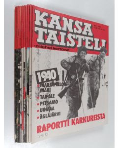 käytetty teos Kansa taisteli - miehet kertovat 1986 vuosikerta (1-12, no 4-5 puuttuu)