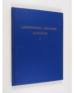 käytetty kirja Lääketehdas Leiraksen julkaisuja 5 : Apteekkaripäivät Turussa 21-22.8.1959
