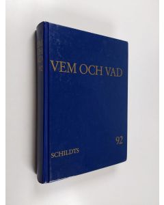 käytetty kirja Vem och vad? : biografisk handbok 1992