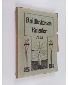 käytetty kirja Raittiuskansan kalenteri 1948