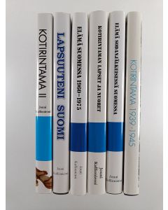 Kirjailijan Jouni Kallioniemi käytetty kirja Jouni Kallioniemi -paketti (6 kirjaa) : Kotirintama 1939-1945 ; Kotirintama 2 ; Elämä sodanjälkeisessä Suomessa ; Kotirintaman lapset ja nuoret ; Lapsuuteni Suomi ; Elämä Suomessa 1960-1975