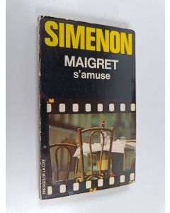 Kirjailijan Georges Simenon käytetty kirja Maigret s'amuse