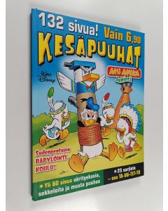 Kirjailijan Walt Disney käytetty kirja Aku Ankka juniori : kesäpuuhat