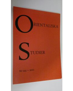 käytetty kirja Orientaliska Studier Nr. 125 , 2011