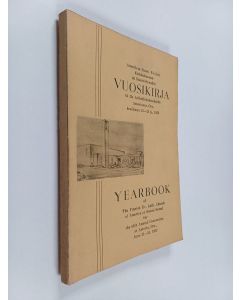 käytetty kirja Amerikan Suomalaisen Evankelis-luterilaisen Kirkkokunnan eli SUOMI-SYNODIN vuosikirja : 64:lle kirkolliskokoukselle Astoriassa, Ore., kesäkuun 21-24 p., 1953