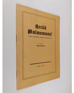 Kirjailijan Urho Muroma käytetty teos Herää valvomaan 3/1950