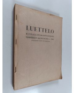 käytetty teos Luettelo kunnallistaksoituksesta Tampereen kaupungissa v. 1948 (Vuoden 1947 tuloista)