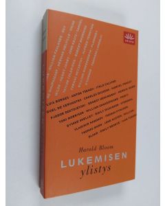 Kirjailijan Kalevi Nyytäjä & Harold Bloom käytetty kirja Lukemisen ylistys
