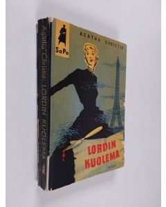 Kirjailijan Agatha Christie käytetty kirja Lordin kuolema