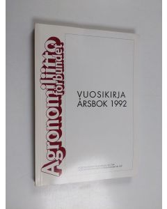 käytetty kirja Agronomiliiton vuosikirja 1992