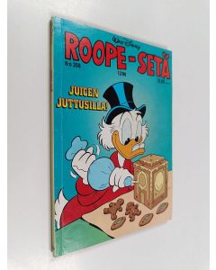 Kirjailijan Walt Disney käytetty kirja Roope-setä 12/96