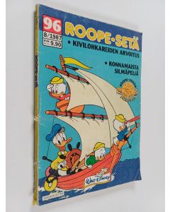 Kirjailijan Walt Disney käytetty kirja Roope-setä 8/1987
