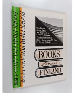 käytetty teos Books from finland vuosikerta 1976 (2 lehteä)