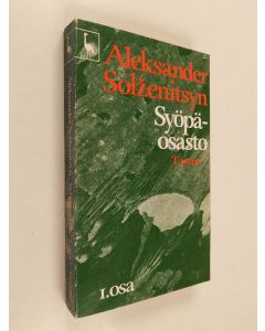 Kirjailijan Aleksandr Solzenitsyn käytetty kirja Syöpäosasto 1