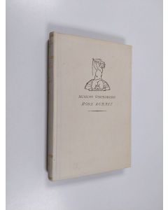 Kirjailijan August Strindberg käytetty kirja Röda rummet