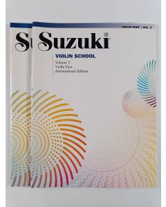 Kirjailijan Shinʼichi Suzuki uusi teos Suzuki Violin School Vol.2 - Violin part ; Revised & International edition (2-kirjaa)
