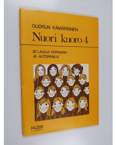 Kirjailijan Jouko Törmälä käytetty teos Nuori kuoro 4 : 20 laulua sopraano- ja alttoäänille