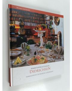 Kirjailijan Sinikka Salokorpi käytetty kirja Marie-Louise ja Gunnar Didrichsen : rakkaudesta taiteeseen ja ruokaan