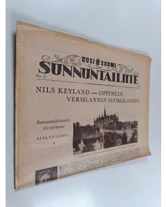 käytetty teos Uusi Suomi sunnuntailiite 13/1927