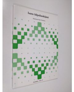 Kirjailijan Katri Penttinen käytetty kirja Laatu kilpailutekijänä : tiivistelmä 17.1. - 14.2.1989 pidetyn Palveluparlamentin alustuksista ja keskusteluista