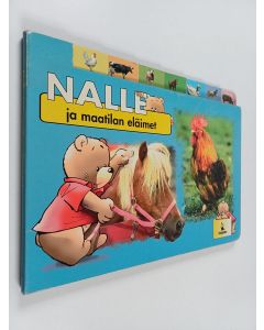 Kirjailijan Anu Karvinen & J. Ivens käytetty kirja Nalle ja maatilan eläimet