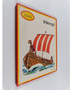 Kirjailijan Sandie Oram käytetty kirja Viikingit